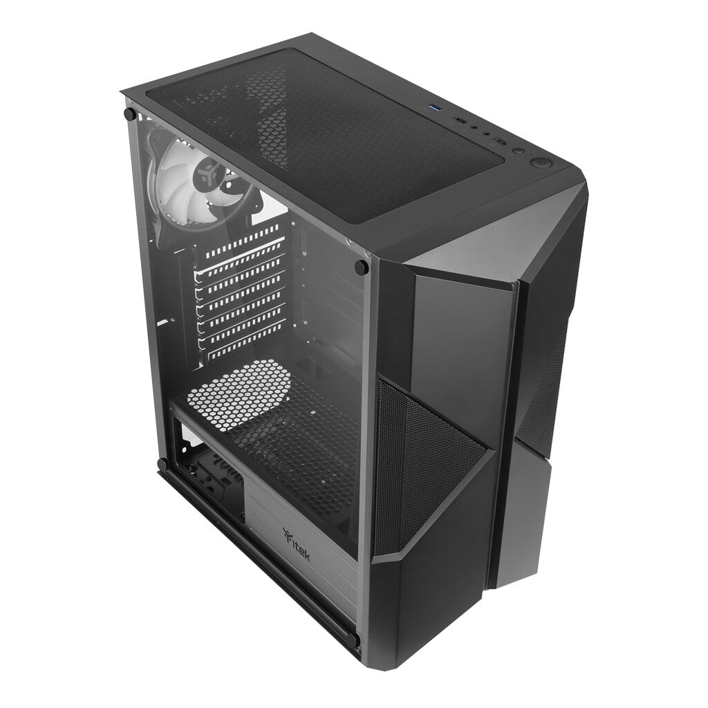 SPACIRC XO case - Gaming Middle Tower - 2x12cm ARGB fan - USB3