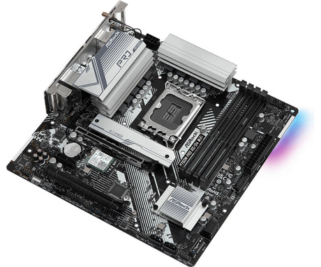 MB Asrock 1700 Intel B760M PRO RS/D4 WiFi- 4xDDR4- 4SATA3- 2x Hyper M.2 (PCIe Gen4x4)- HDMI 2.1 DP 1.4- mATX