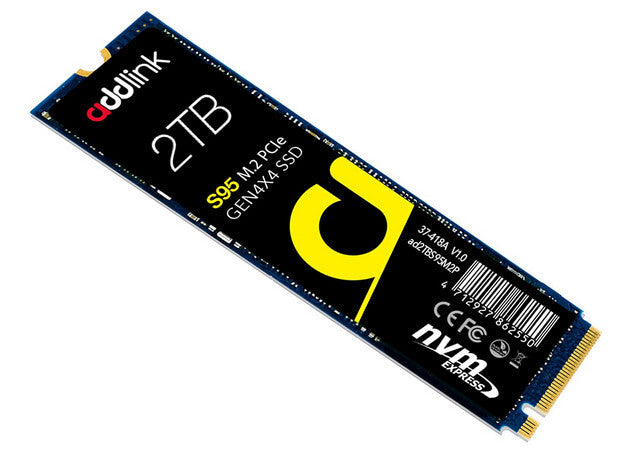 Addlink S95 - 2TB SSD M.2 PCIe Gen4x4 NVMe 2280- (R:7100- W:6800)