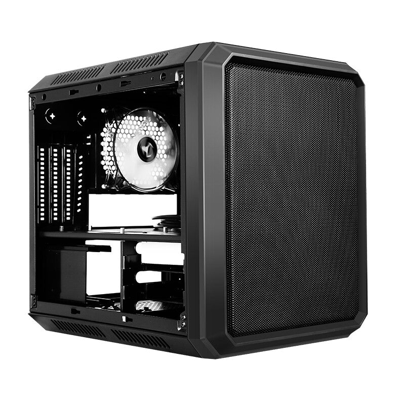 Case QBO 8 EVO - Micro ATX- USB3- 200+120mm ARGB fan- Card Reader- 3x Trasp Window