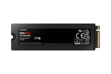SSD SAMSUNG 990 PRO - 1TB M.2 PCIe Gen4x4 (R7450- W6900) Heatsink