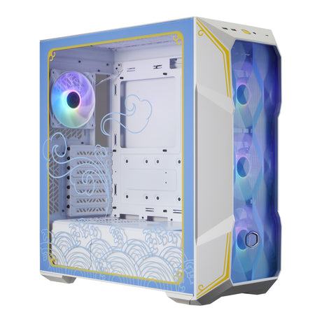 Case TD500Mesh V2 SF6 - U3x2-U3.1type Cx1-CF120 ARGB fanx4- with Chunli Pattern