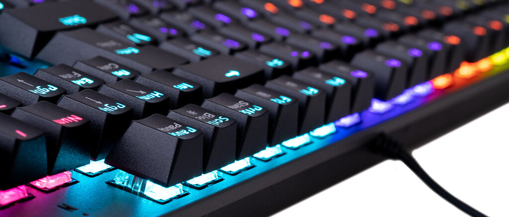 X10 Gaming Keyboard - Mechanical - Blue Switch - 104 keys - Rainbow LED with 12 modes