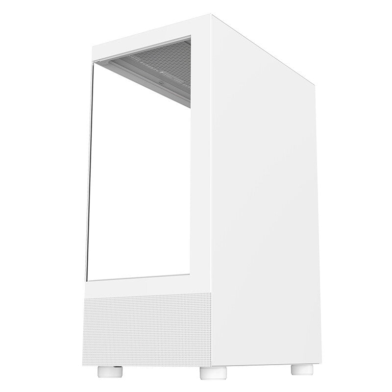 Case SHOWBUI 33W - Gaming Tower ATX- 12cm ARGB fan- USB3- Side & Front Panel Temp Glass- White Edition