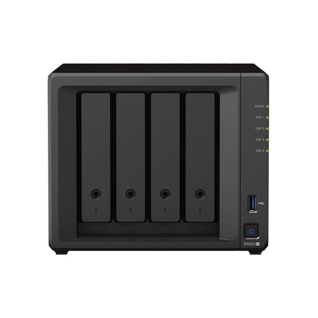 Synology NAS DS923+ 4-Bay 2.5"/3.5"/M.2 SSD/HDD- AMD Ryzen R1600 4GB D4- 2xUSB3- 2xRJ45- eSATA