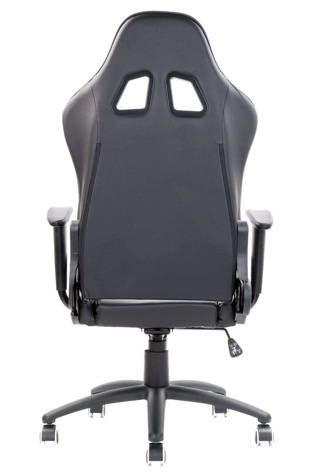 itek Gaming Chair PLAYCOM PM20 - PVC - Double Cushion - Reclining Backrest - Black Black