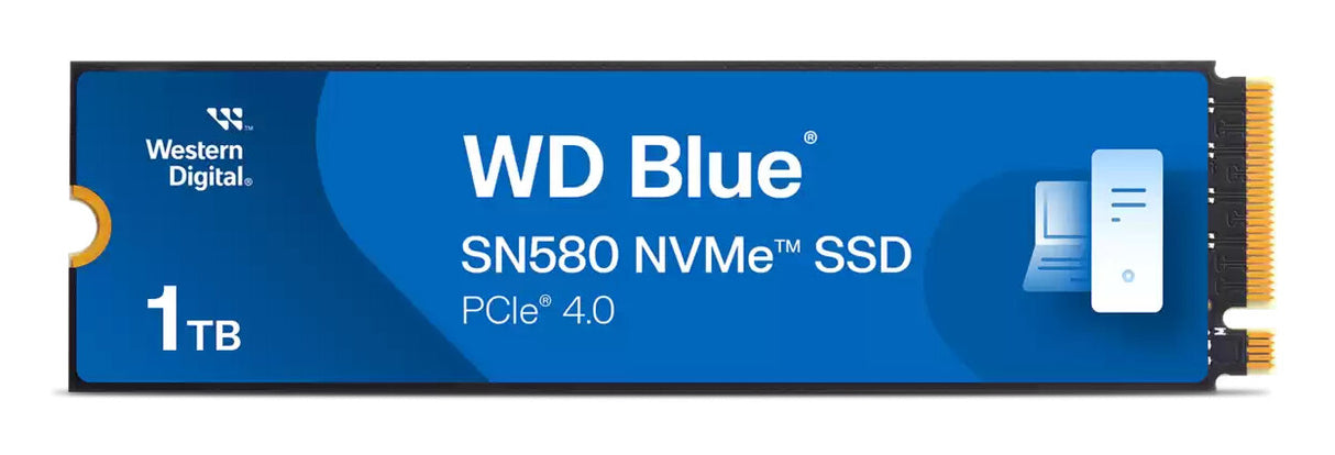 SSD WD BLUE SN580 - 1TB M.2 PCIe Gen4x4 (R4150 - W4150)