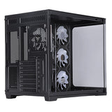 Case DARK CAVE CURVED - Gaming Tower- ATX- 4x12cm ARGB fan- 2xUSB3- Type-C- Curved Temp Glass Side & Front Panel