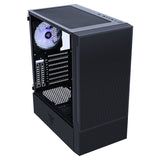 Case SIISBE 3.0 - Gaming Middle Tower- 3x12cm ARGB fan- USB3- Side Panel Temp Glass with hinge