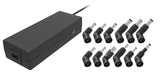 Alimentatore Universale per Notebook 120W con 12 connettori- porta USB 5V1A- 100/240VAC- 9.5/24VDC