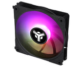 Kit 3x Ventola per case UW12 Black - 12cm- ARGB Sync 5V 3pin- 4pin PWM- Senza fili