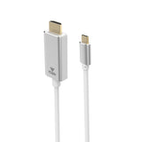 ITEK Cavo USB-C maschio a HDMI maschio- 4k 60Hz- FHD 120Hz  lunghezza 2m- alluminio