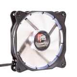 Cosmo Flow case fan - 12cm - Circular White LED - 3+4pin - silent