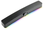 Gaming Soundbar S100 - RGB- BlueTooth- Jack 2x3.5mm- Uscita Mic e Cuffie