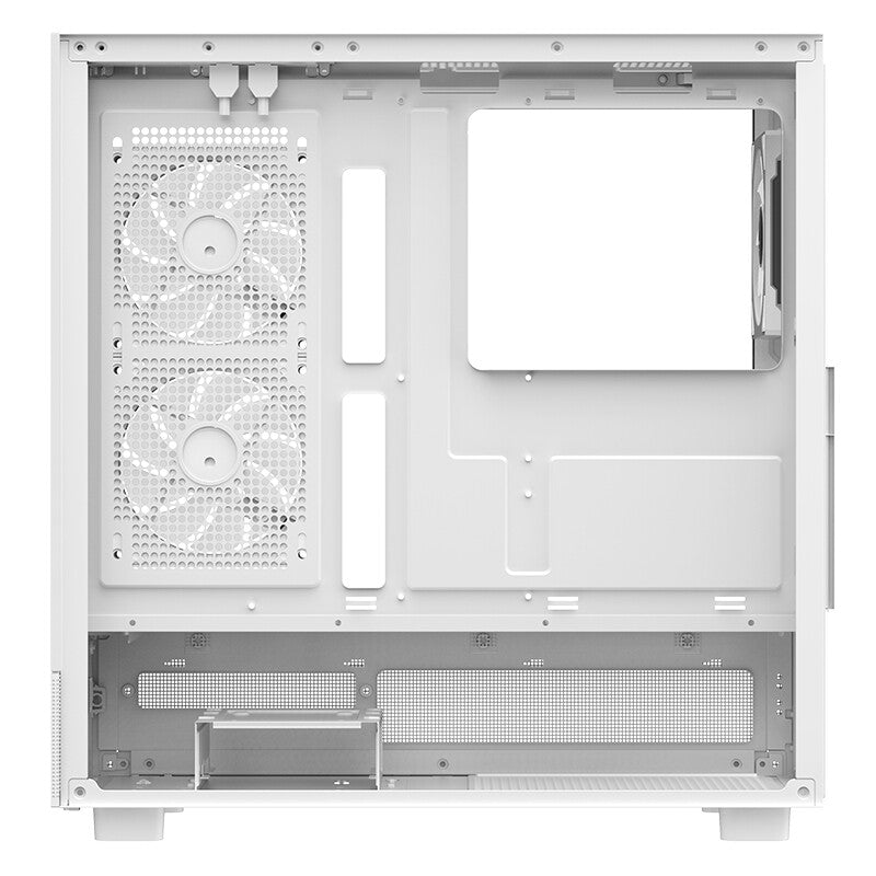 Case SHOWBUI 42W - Gaming Tower- ATX- 3x12cm ARGB fan- 2xUSB3- Type-C- Side & Front Panel Temp Glass- White Edition