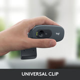 LOGITECH RETAIL Webcam - C270 HD - 3MP 1280x720 - USB
