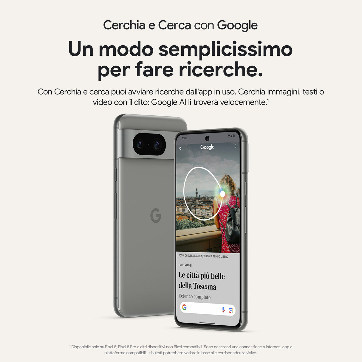 Google Pixel 8 - 128GB- Nero Ossidiana