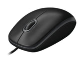 LOGITECH OEM Mouse - B100- USB- Optical- 800DPI- Black