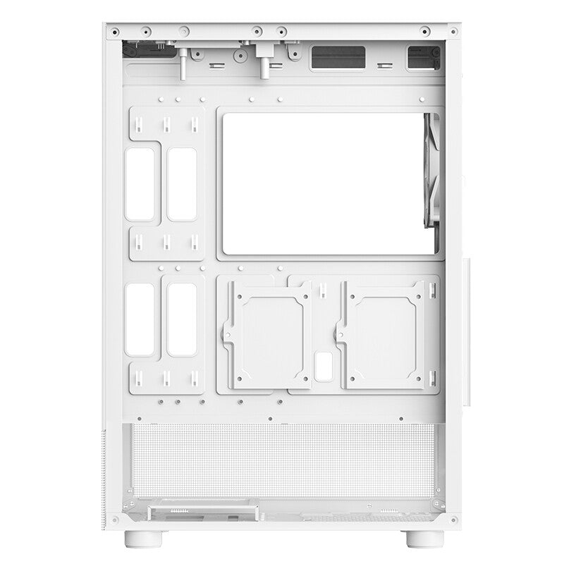 Case SHOWBUI 33W - Gaming Tower ATX- 12cm ARGB fan- USB3- Side & Front Panel Temp Glass- White Edition