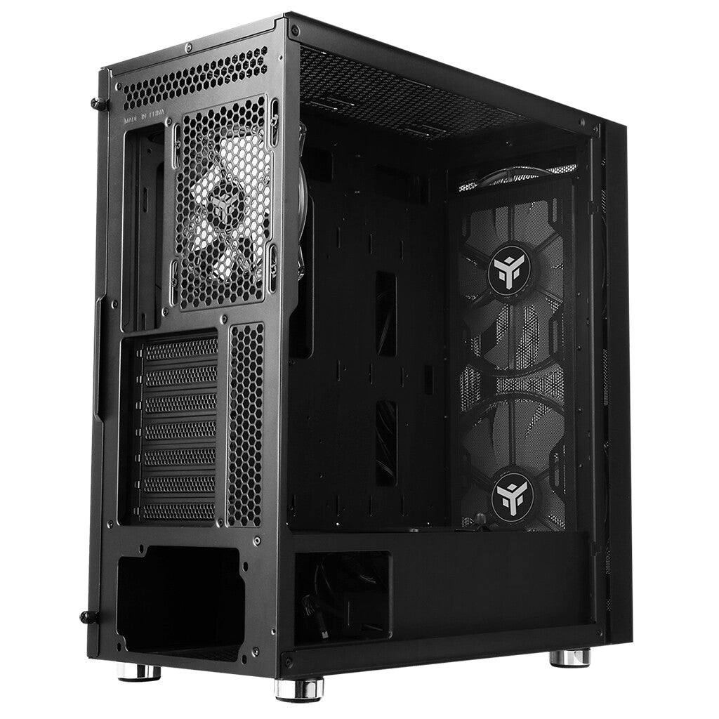 Case MAJES 20 EVO - Gaming Full Tower- 2x20cm ARGB fan- USB3- Front & Side Panel Temp Glass