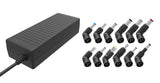 Alimentatore Universale per Notebook 120W con 12 connettori- porta USB 5V1A- 100/240VAC- 9.5/24VDC