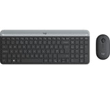 LOGITECH RETAIL Keyboard + Mouse - MK470- Wireless- Slim- Black