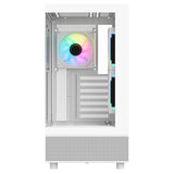 Case SHOWBUI 42W - Gaming Tower- ATX- 3x12cm ARGB fan- 2xUSB3- Type-C- Side & Front Panel Temp Glass- White Edition