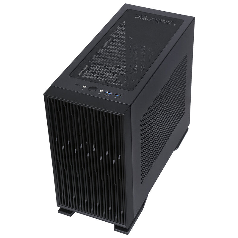 Case GALAXY 2Q - ITX Mini Tower- 2x12cm ARGB fan- 2xUSB3- 2x Front Panel- Side Glass