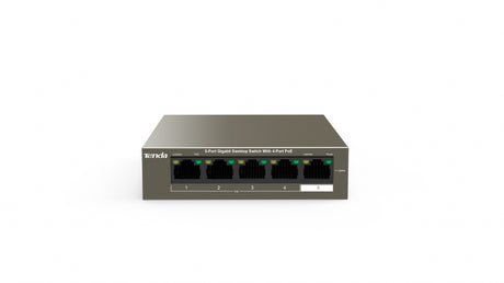 Tenda TEG1105P-4-63W-EU switch di rete Gigabit Ethernet (10/100/1000) Supporto Power over Ethernet (PoE) Grigio