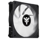 Kit 3x Ventola per case UW12 Black - 12cm- ARGB Sync 5V 3pin- 4pin PWM- Senza fili