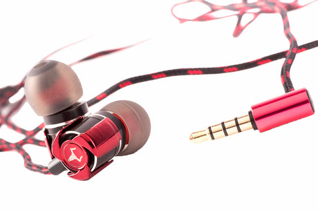 Cuffie In Ear Gaming TAURUS IE100 - Corpo in lega di zinco- controllo volume indipendente- custodia