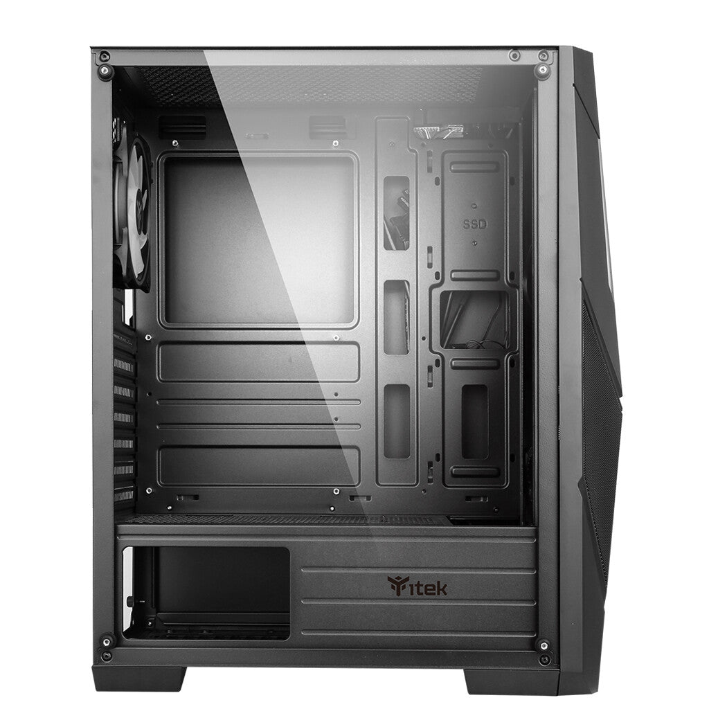 SPACIRC VO case - Gaming Middle Tower - 2x12cm ARGB fan - USB3