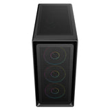 Case MESHCORE 36B - Gaming Tower- ATX- 4x12cm ARGB fan- 2xUSB3- Type-C- Temp Glass Side Panel