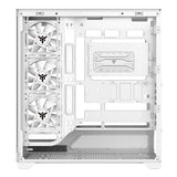 Case SHOWBUI WAVE 82W - Gaming Tower- ATX- 4x12cm ARGB fan- 2xUSB3- Type-C- Temp Glass Side & Front Panel- White Ed.