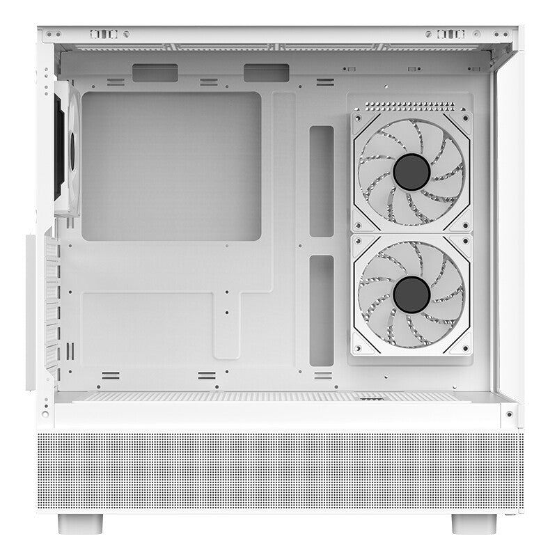 Case SHOWBUI 42W - Gaming Tower- ATX- 3x12cm ARGB fan- 2xUSB3- Type-C- Side & Front Panel Temp Glass- White Edition