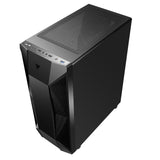 Case THE ROCK EVO - Gaming Middle Tower- USB3- 12cm ARGB fan- Side Panel Temp Glass