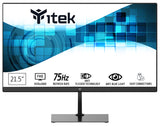 Monitor GWF - 21.5" FLAT-  FHD 1920x1080- VA- 75Hz- 16:9- HDMI- VGA- Audio Out- LBL- Slim- Frameless