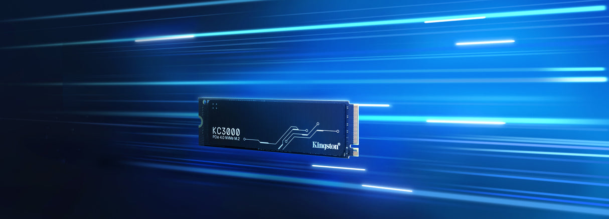 KINGSTON SSD KC3000 - 1TB M.2 PCIe Gen4x4 (R7000 - W6000)