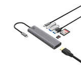ITEK HUB USB-C 7 in 1- HDMI + 2USB3.0 +  SD/TF + 2USB-C