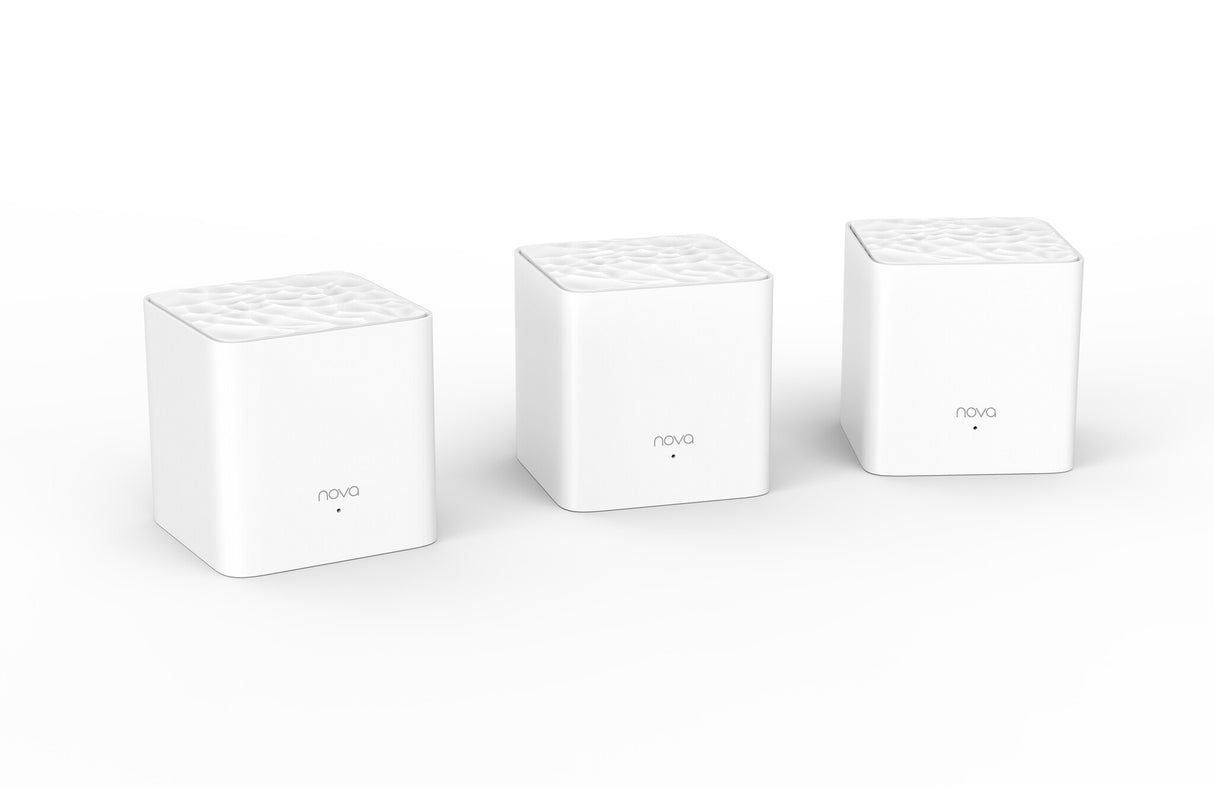 Tenda MESH WIFI nova MW3 3pack - 5GHz 867Mbps- 2.4GHz 300Mbps- 3P Giga LAN- BF &amp; MU-MIMO