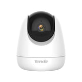 Tenda IP Camera CP6 - Security Pan/Tilt Camera 1080P- Micro SD up to 128GB- DC 9V=1A- Internal Antenna-Wireless