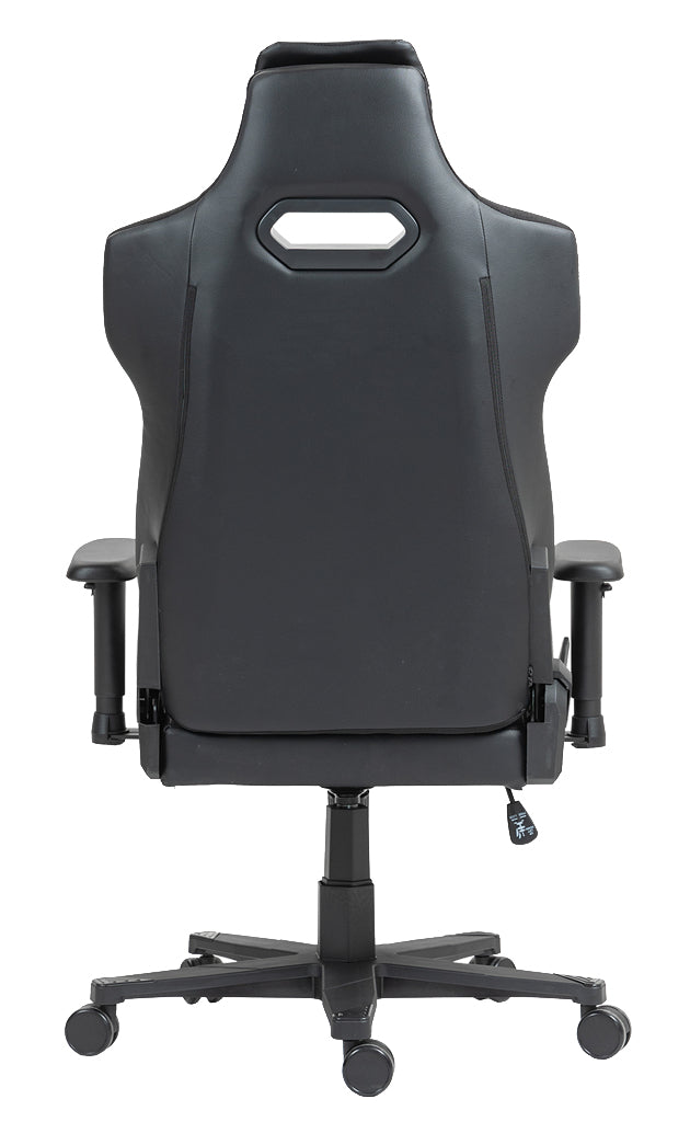 itek Gaming Chair SHUTTLE PM66 - PVC e Tessuto- Braccioli 3D- Nero Nero