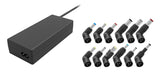 Alimentatore Universale per Notebook 90W con 12 connettori- 100/240VAC- 15/20VDC