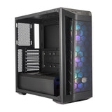 Case MasterBox MB511 ARGB- 2xCombo 2.5"/3.5"-5xSSD- 3x 120 ARGB fans-incl. controller-Radiator Support-Temp.Glass Side P.-NO PSU