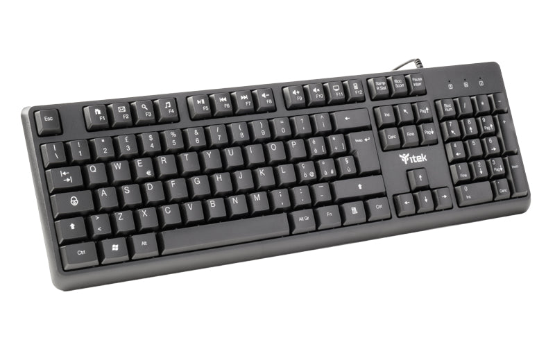 Tastiera iTek DGT C01 - USB- 105 tasti- cavo 1.5m