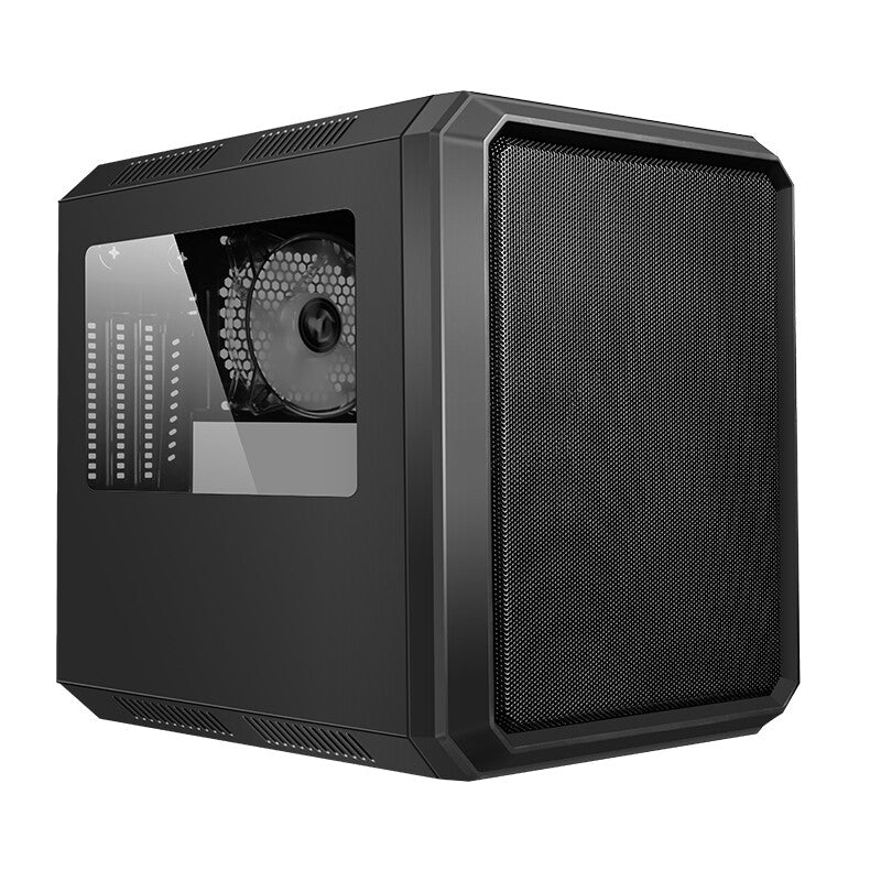 Case QBO 8 EVO - Micro ATX- USB3- 200+120mm ARGB fan- Card Reader- 3x Trasp Window