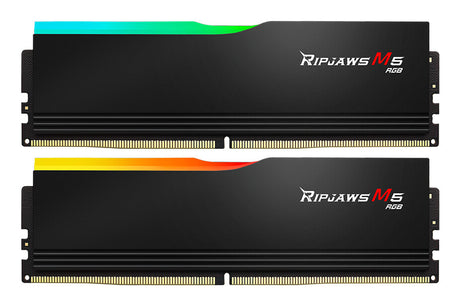 G.Skill DIMM 32GB DDR5-6000 (2x16GB) Dual-Kit- Ripjaws M5 RGB- INTEL XMP- Black