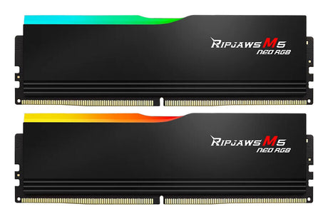 G.Skill DIMM 32 GBDDR5-6000 (2x16GB) Dual-Kit- Ripjaws M5 Neo RGB- AMD EXPO- Black