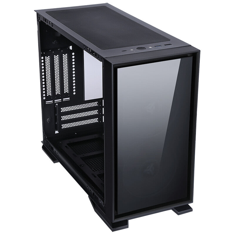 Case GALAXY 2Q - ITX Mini Tower- 2x12cm ARGB fan- 2xUSB3- 2x Front Panel- Side Glass