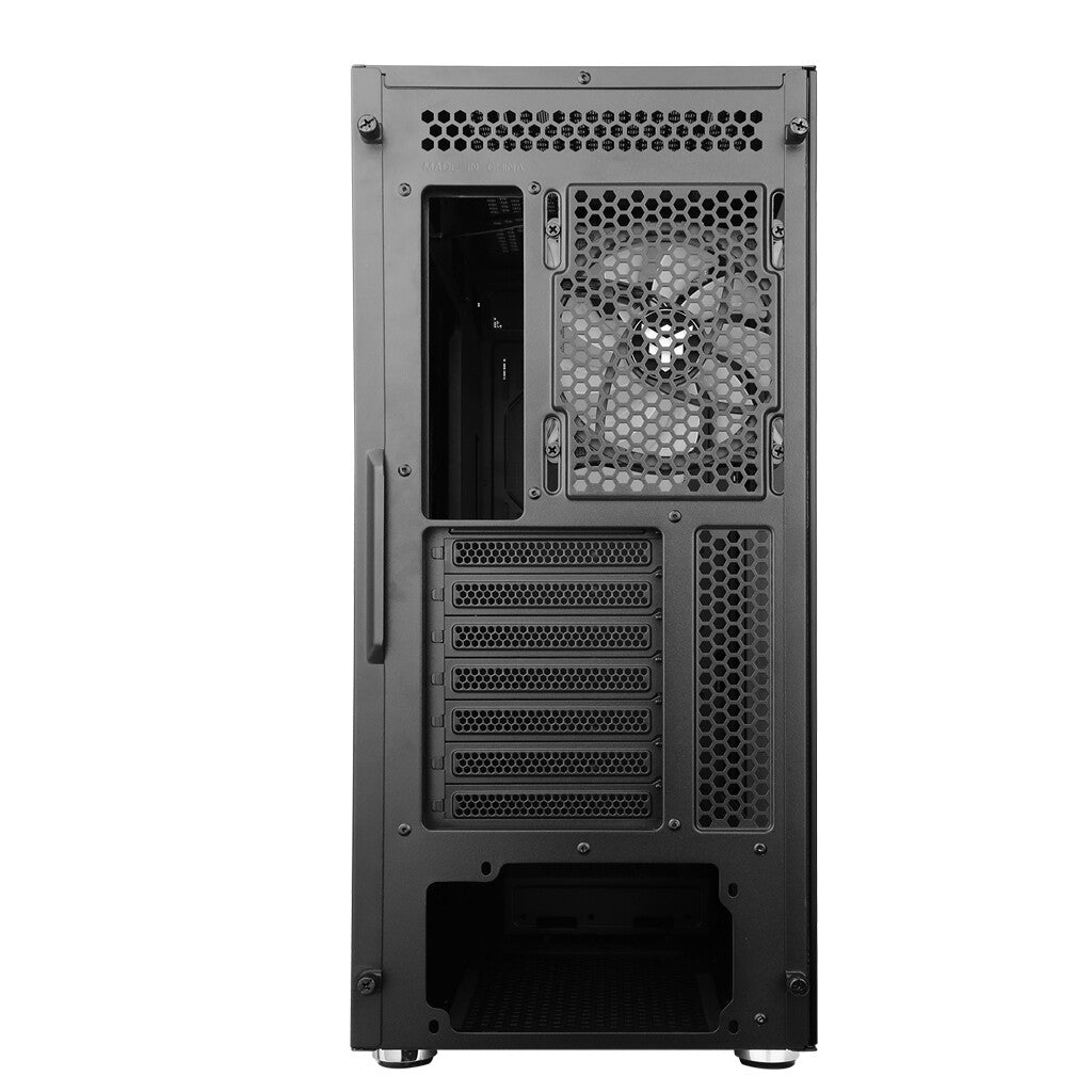 VERTIBRA H210 Case - Gaming Middle Tower- 4x12cm ARGB fan- 2xUSB3- Side Panel Temp Glass